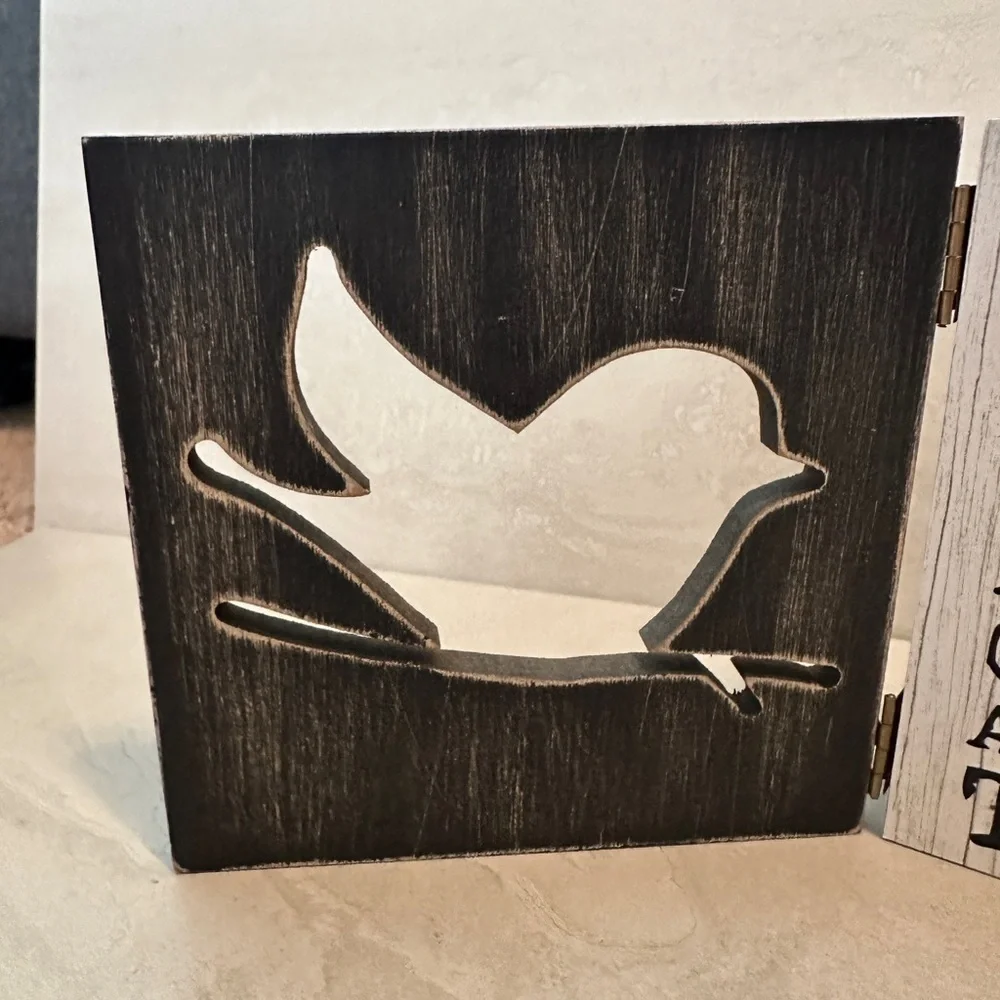 Bird Decor Wooden Wall Sign Book Family Gives You Wings To Fly Youngs Inc